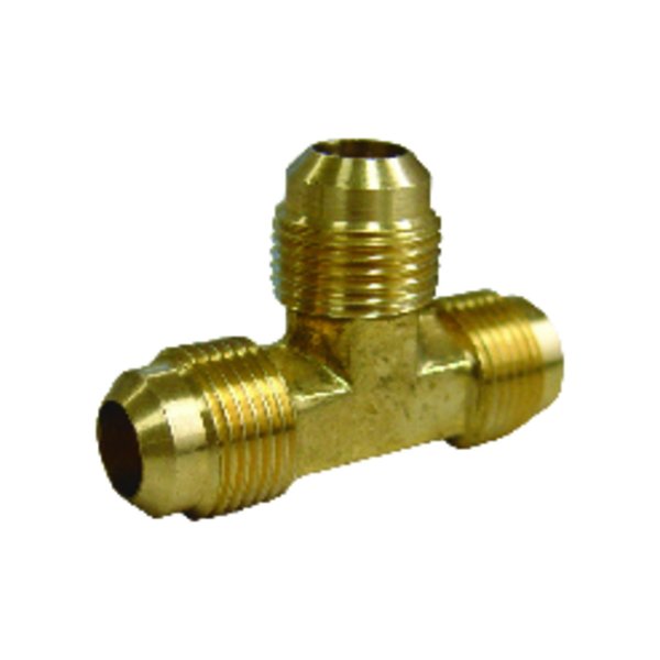 Jmf 3/8 in. Flare X 1/2 in. D Flare Brass Reducing Tee 4506358